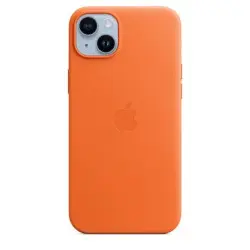 iPhone 14 Plus Leder Case MagSafe Orange