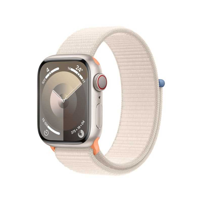 Watch 9 Aluminium 41 Cell Beige Geflochtenes