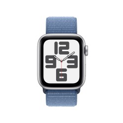 Watch SE GPS 40mm Aluminium Silber Blau Loop Armband