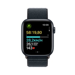 Watch SE GPS Aluminium Schwarzem Loop Armband