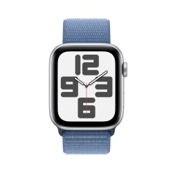 Watch SE GPS Aluminium Silber Blau Loop Armband