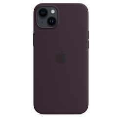 iPhone 14 Plus Silikon Case MagSafe Elderberry