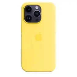 iPhone 14 Pro Silikon Case MagSafe Canary Gelb