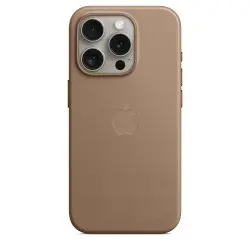 iPhone 15 Pro Feingewebe Case Taupe