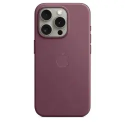 iPhone 15 Pro Feingewebe Case Mulberry