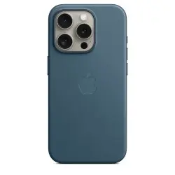 iPhone 15 Pro Feingewebe Case Blau